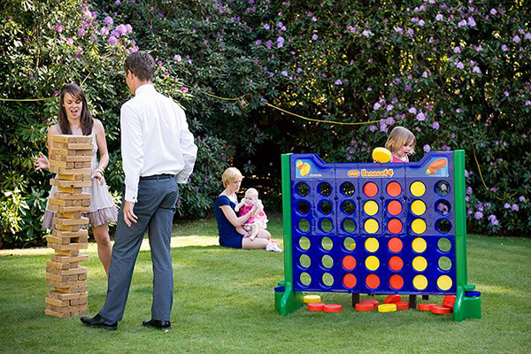 Giant Jenga and Connect 4